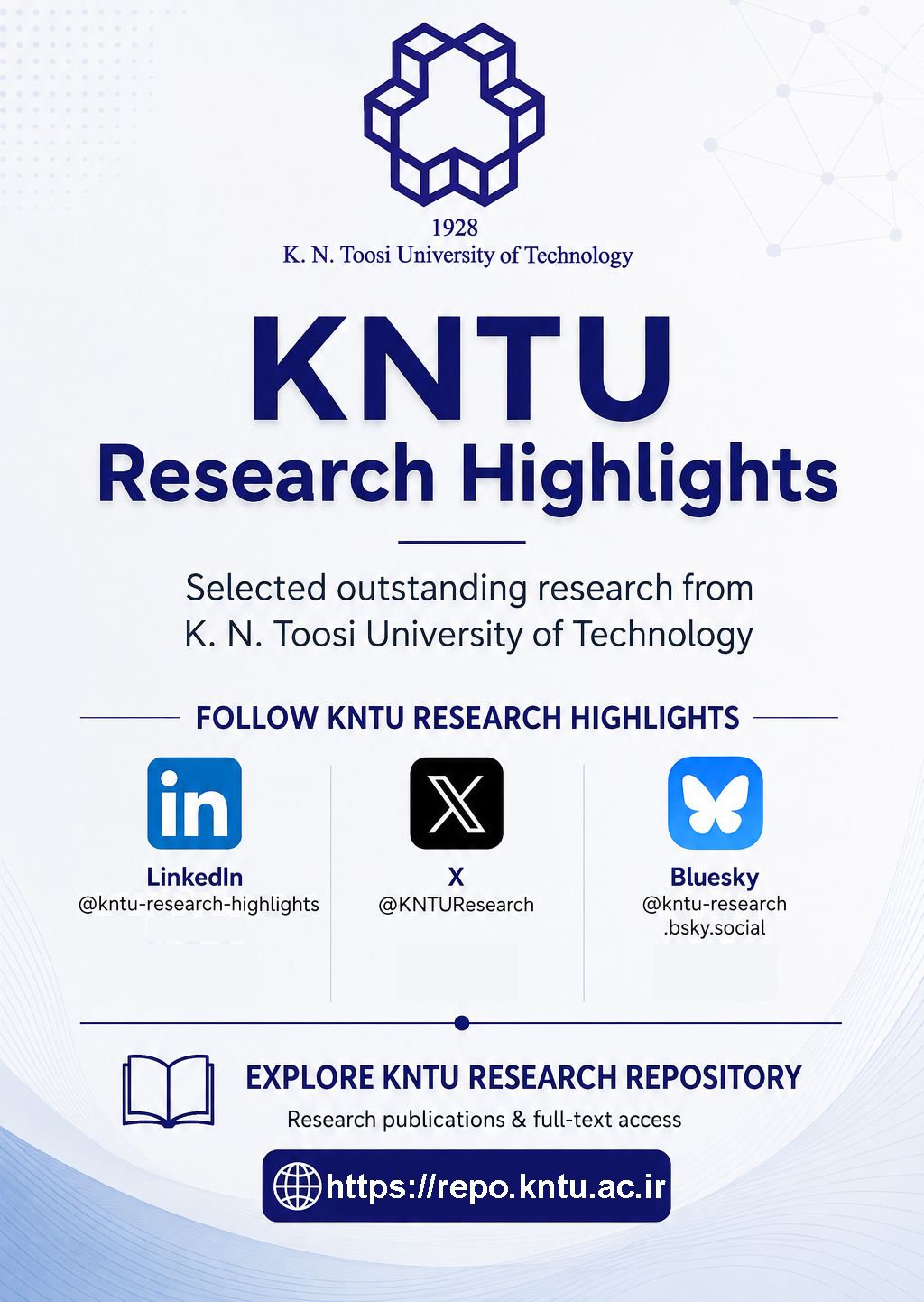 KNTU Research Highlights